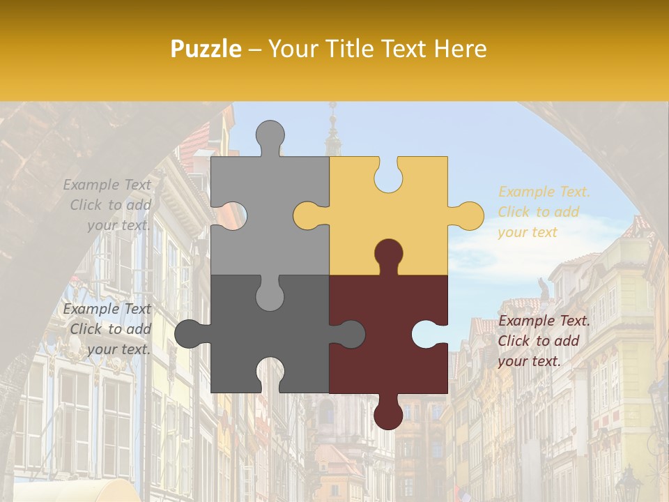 Elderly Wave Daughter PowerPoint Template