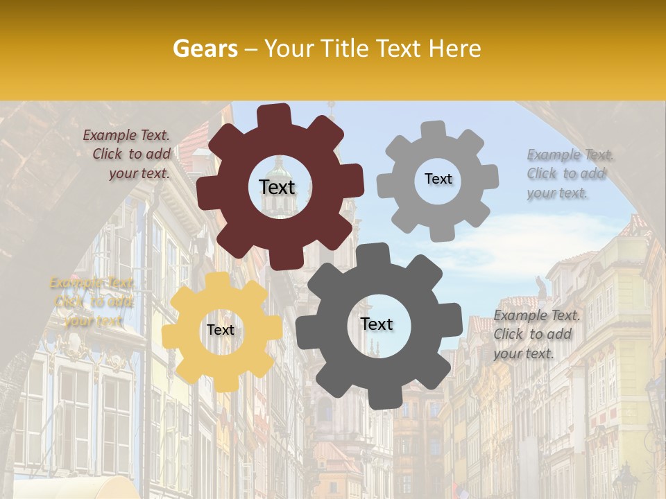 Elderly Wave Daughter PowerPoint Template