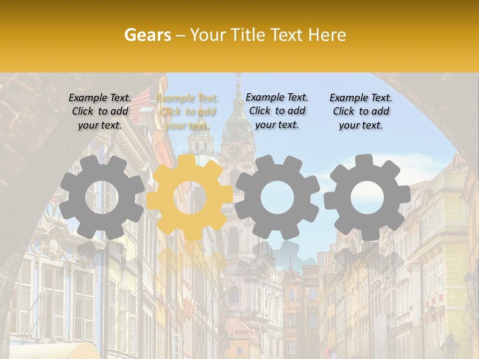 Elderly Wave Daughter PowerPoint Template