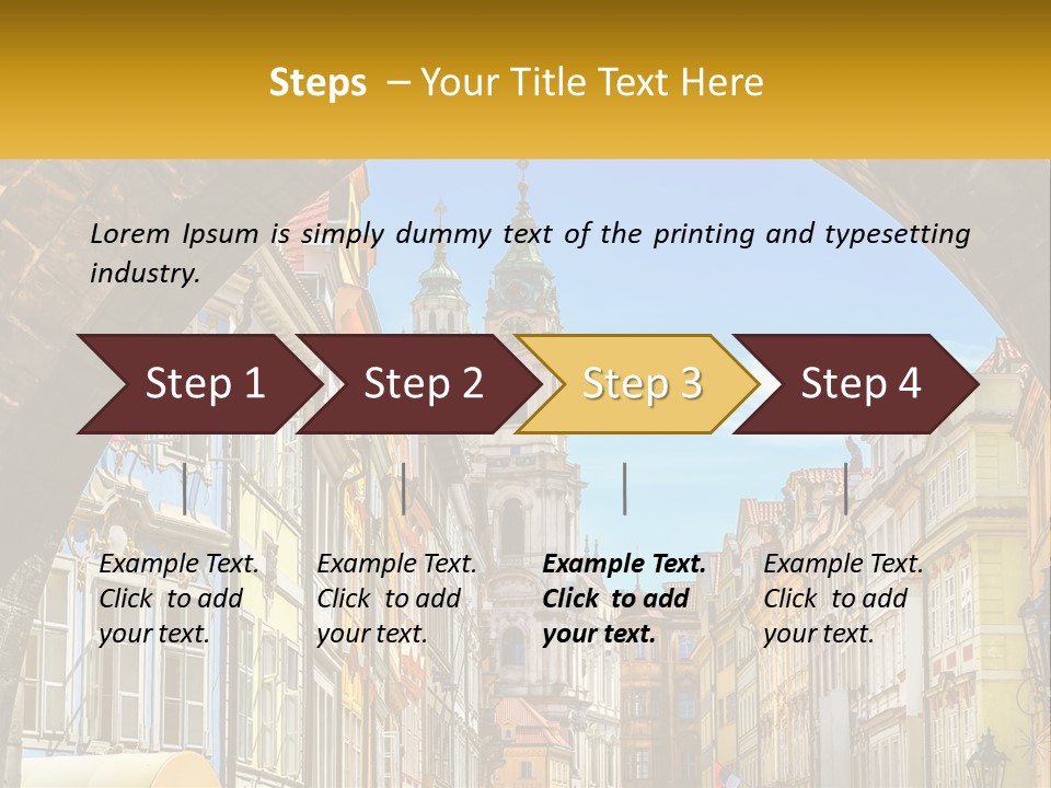 Elderly Wave Daughter PowerPoint Template