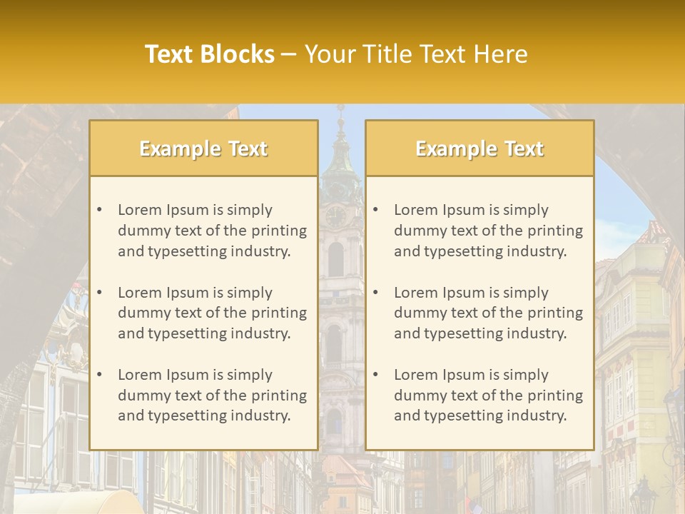 Elderly Wave Daughter PowerPoint Template