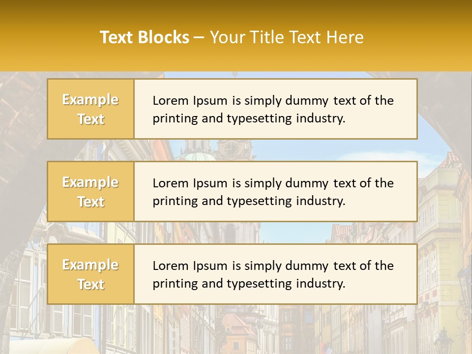 Elderly Wave Daughter PowerPoint Template