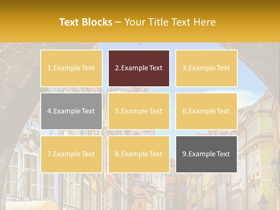 Elderly Wave Daughter PowerPoint Template