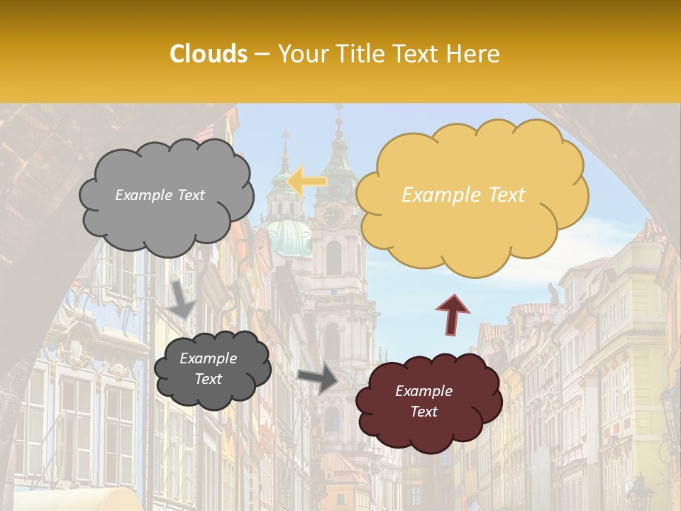 Elderly Wave Daughter PowerPoint Template