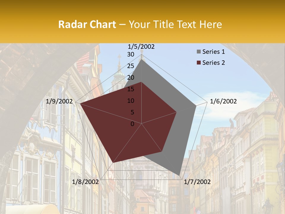 Elderly Wave Daughter PowerPoint Template