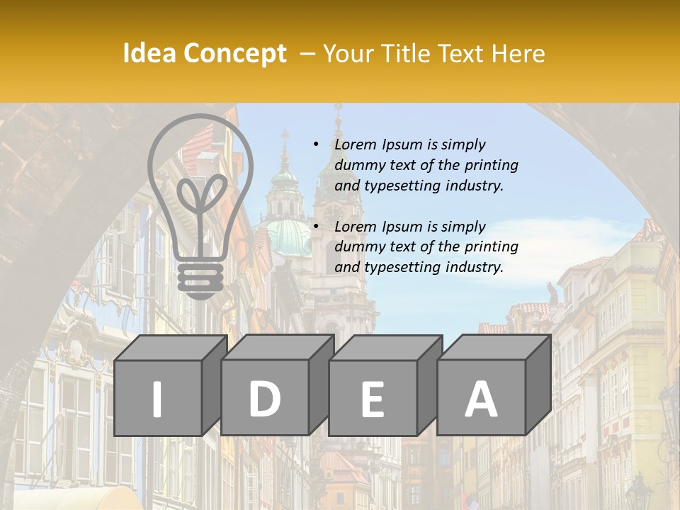 Elderly Wave Daughter PowerPoint Template