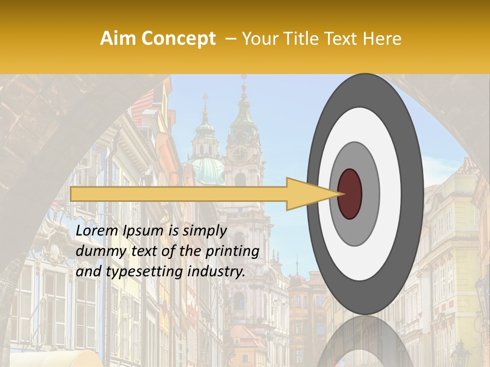 Elderly Wave Daughter PowerPoint Template