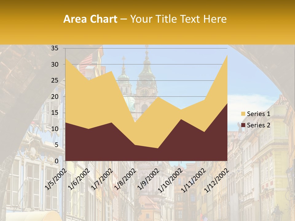 Elderly Wave Daughter PowerPoint Template