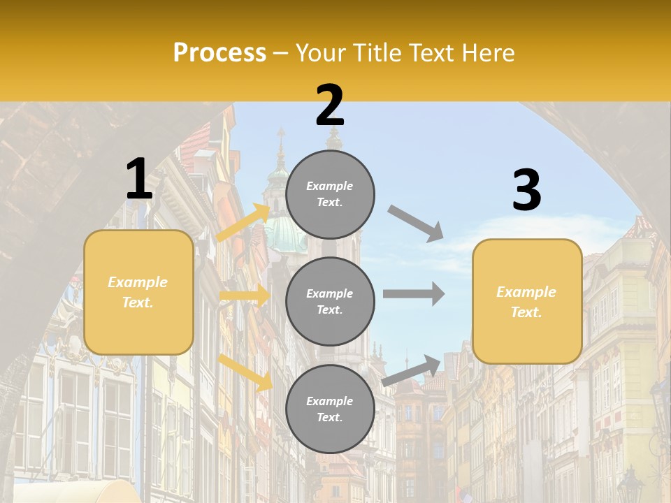 Elderly Wave Daughter PowerPoint Template