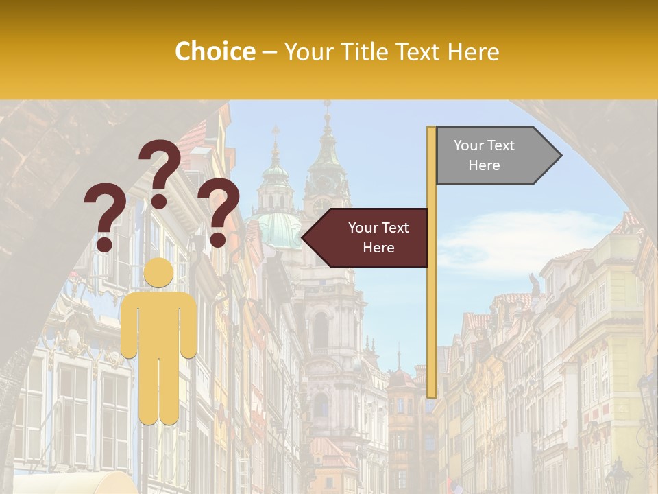 Elderly Wave Daughter PowerPoint Template