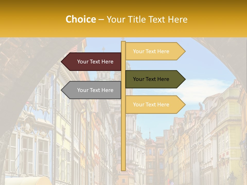 Elderly Wave Daughter PowerPoint Template