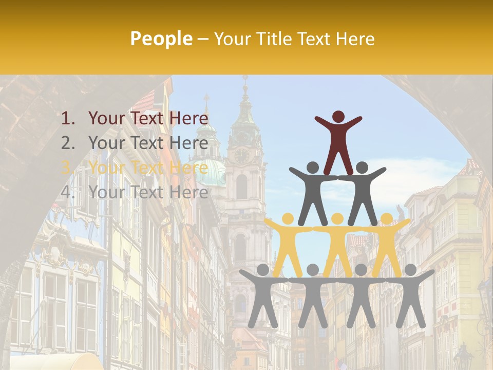 Elderly Wave Daughter PowerPoint Template