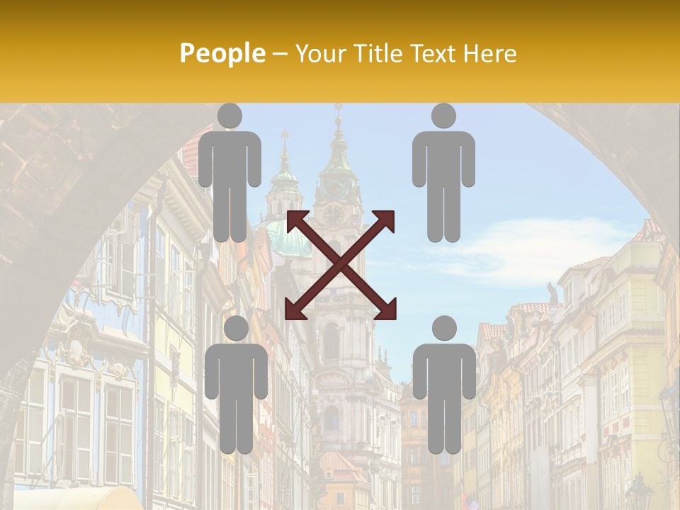 Elderly Wave Daughter PowerPoint Template