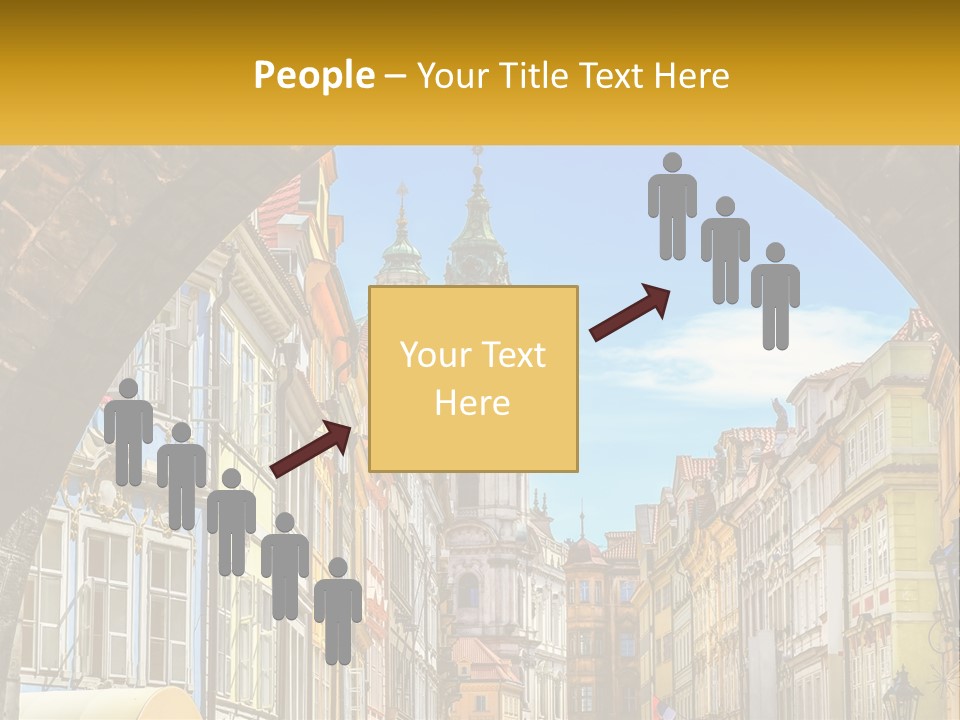 Elderly Wave Daughter PowerPoint Template