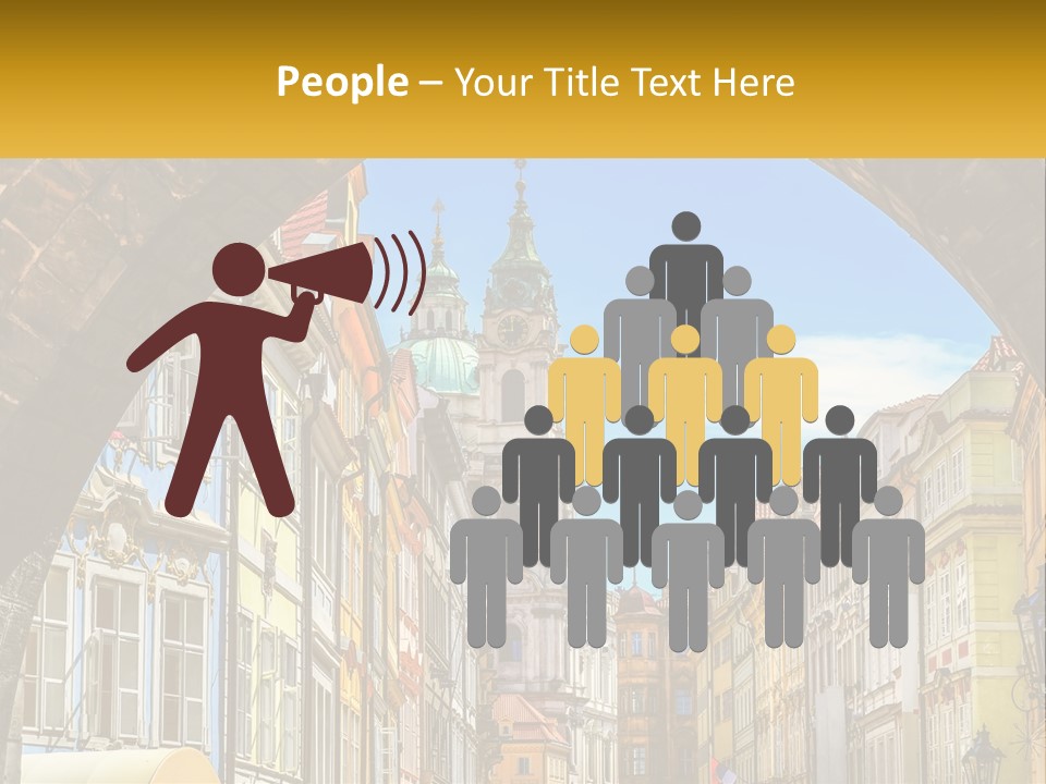 Elderly Wave Daughter PowerPoint Template