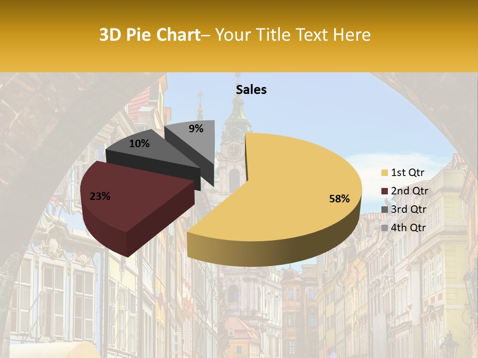 Elderly Wave Daughter PowerPoint Template