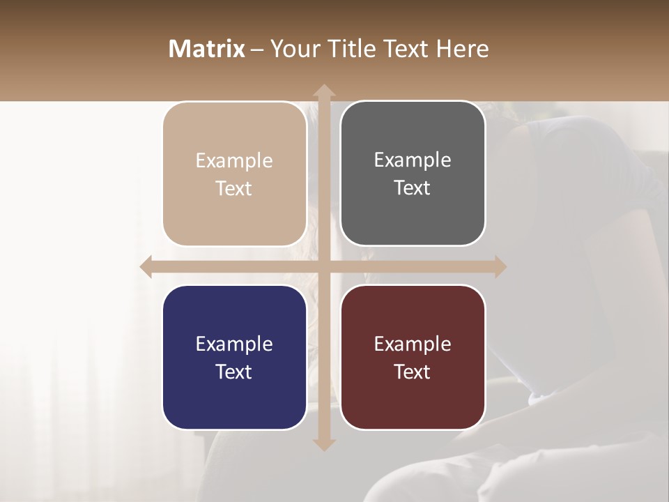 Woman Old Coastal PowerPoint Template