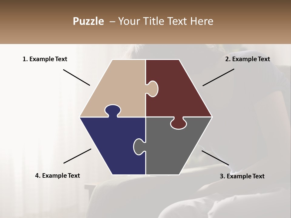 Woman Old Coastal PowerPoint Template