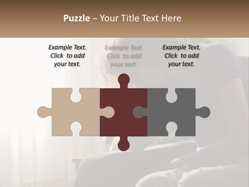 Woman Old Coastal PowerPoint Template