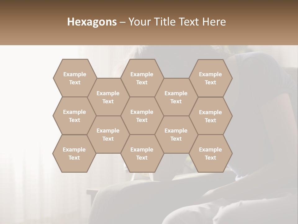 Woman Old Coastal PowerPoint Template