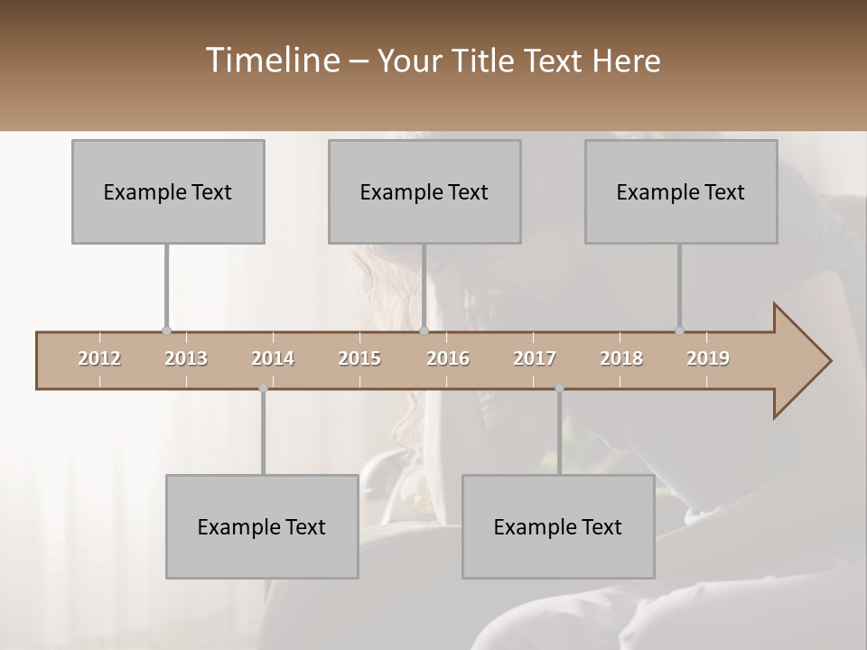 Woman Old Coastal PowerPoint Template