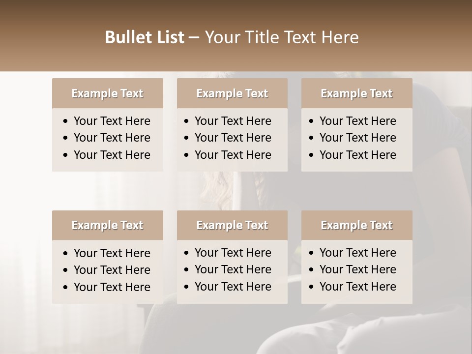 Woman Old Coastal PowerPoint Template