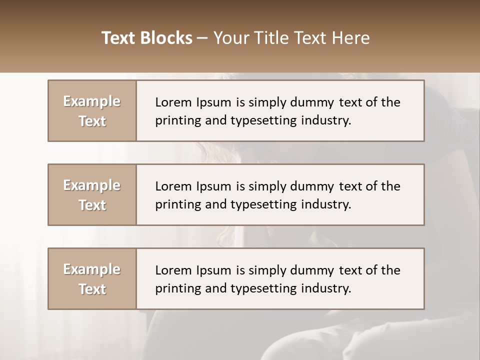 Woman Old Coastal PowerPoint Template