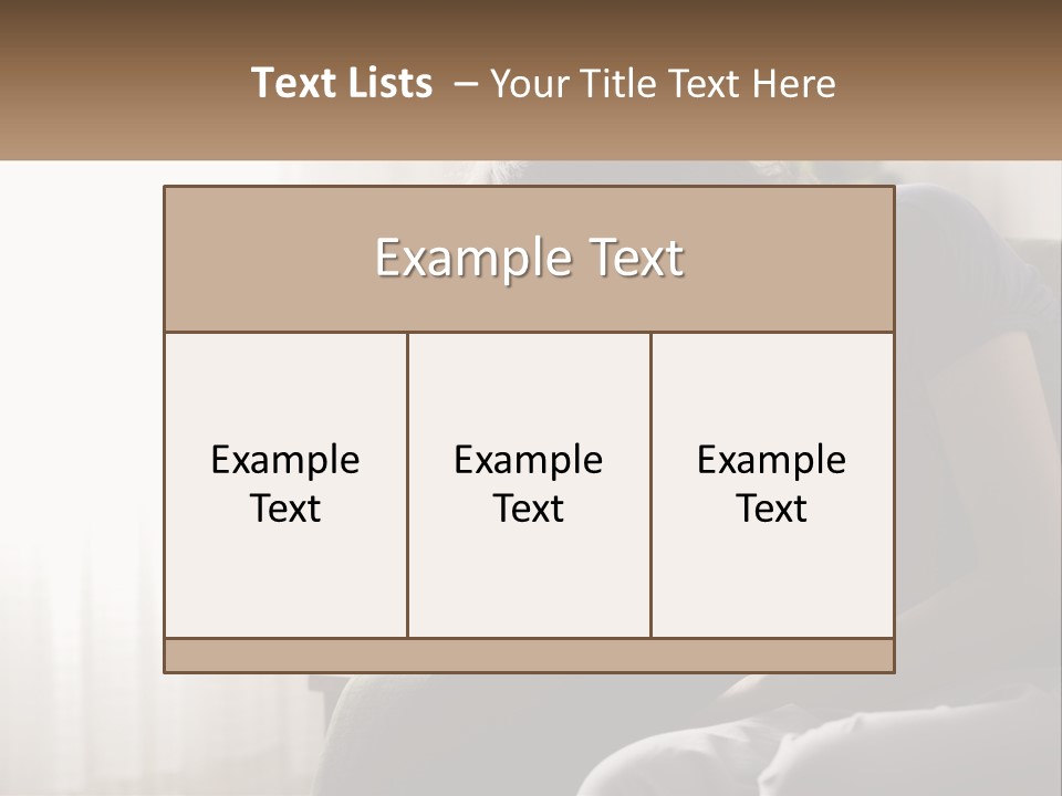 Woman Old Coastal PowerPoint Template