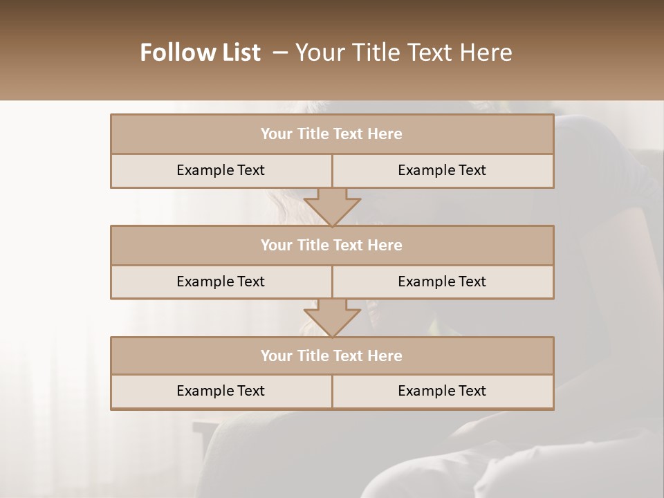 Woman Old Coastal PowerPoint Template