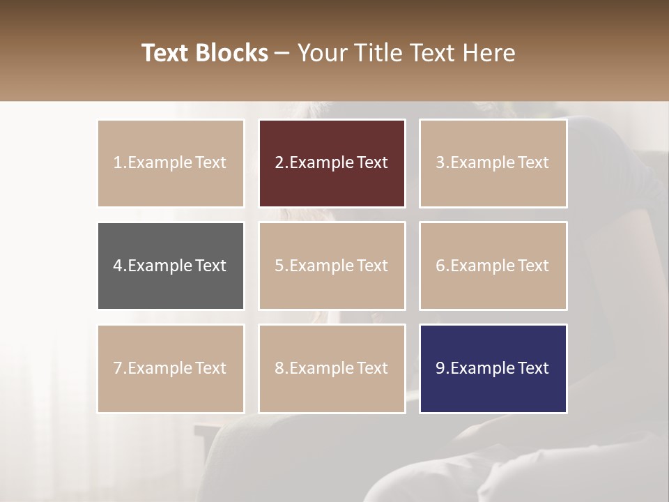 Woman Old Coastal PowerPoint Template