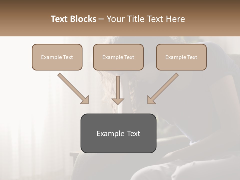 Woman Old Coastal PowerPoint Template