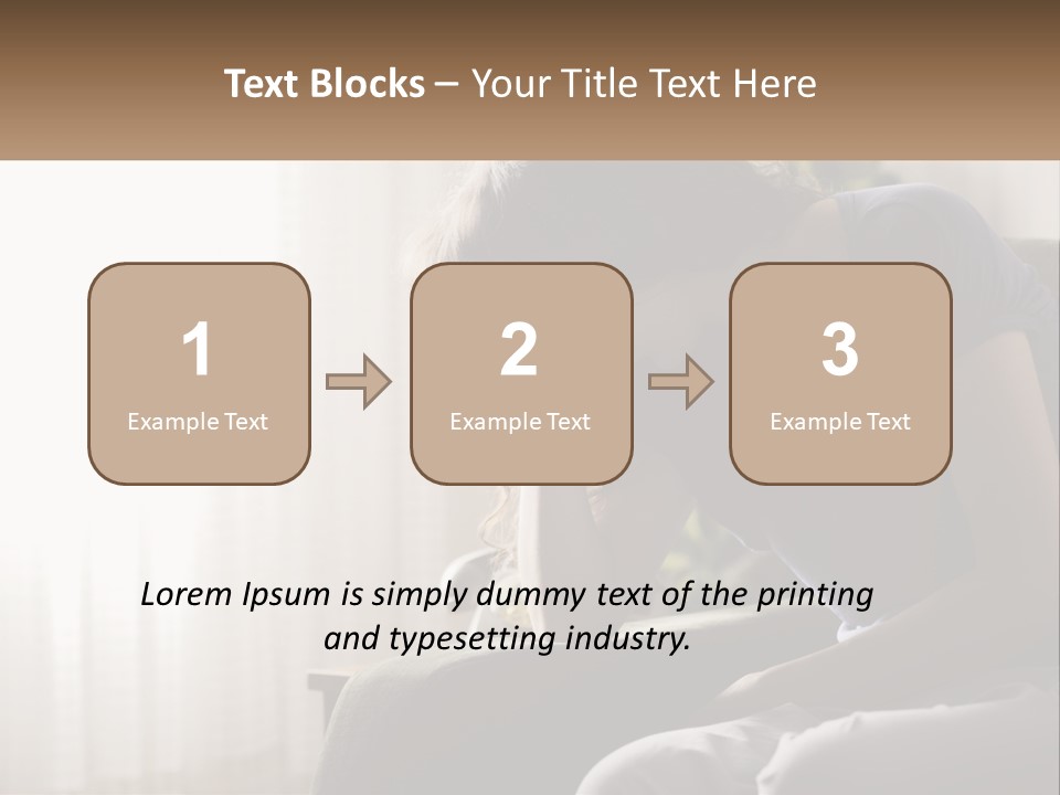 Woman Old Coastal PowerPoint Template
