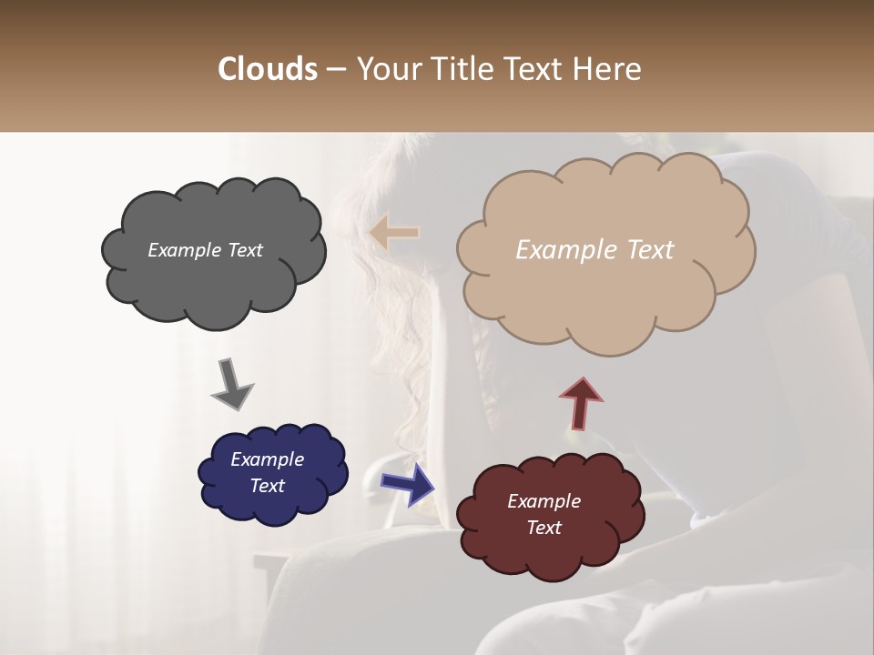 Woman Old Coastal PowerPoint Template