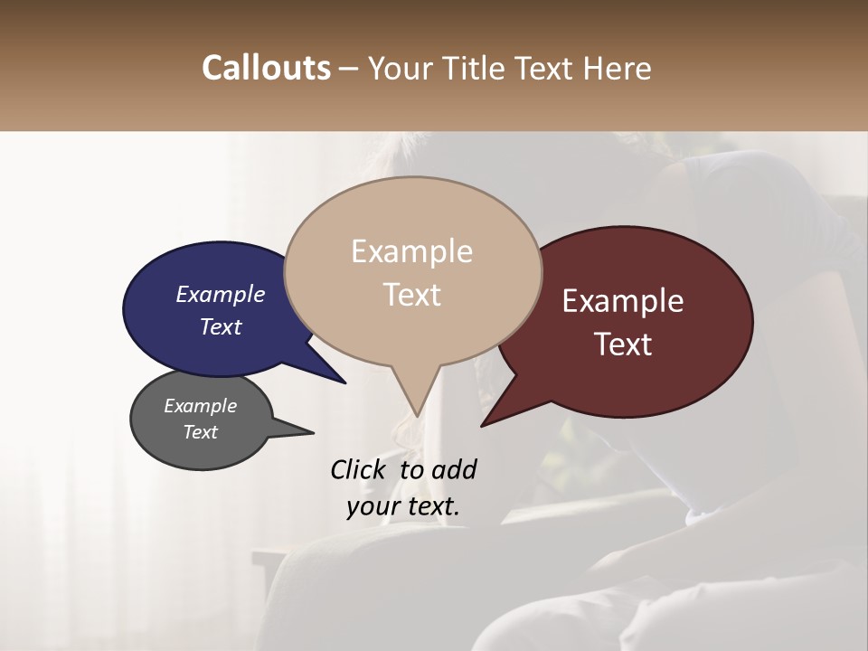 Woman Old Coastal PowerPoint Template