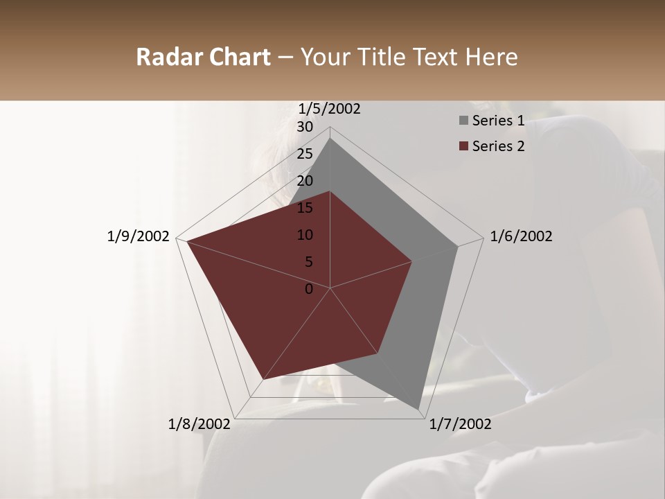 Woman Old Coastal PowerPoint Template