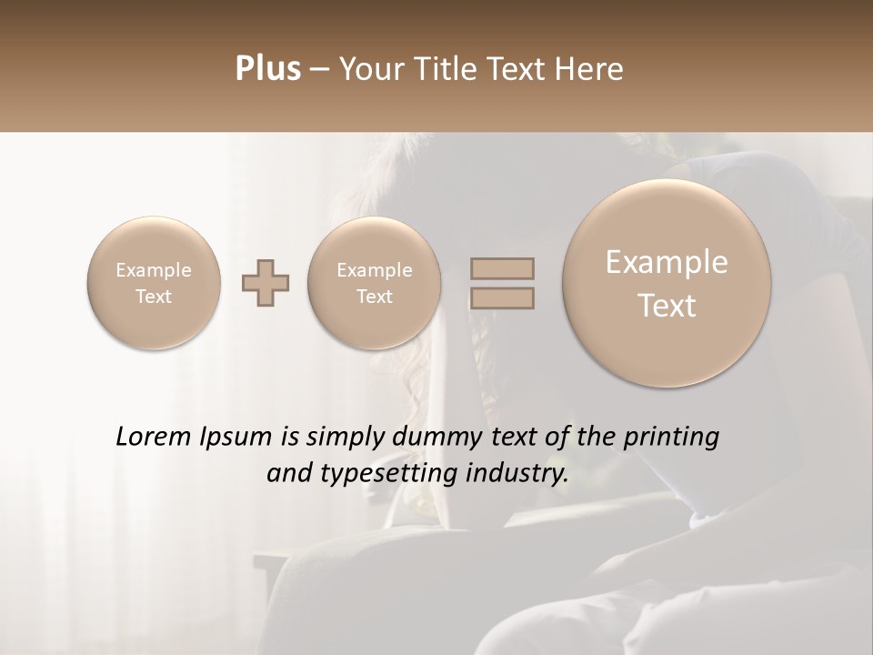 Woman Old Coastal PowerPoint Template
