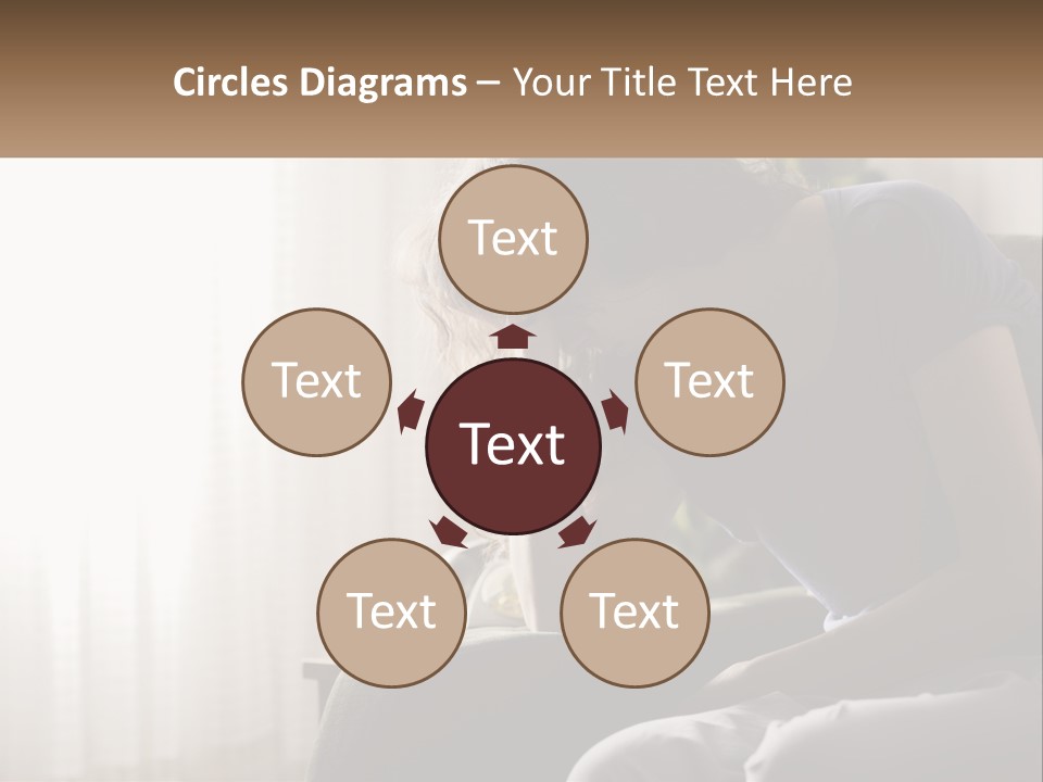 Woman Old Coastal PowerPoint Template