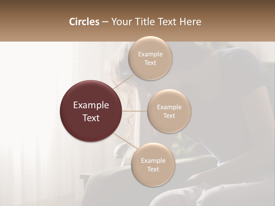 Woman Old Coastal PowerPoint Template