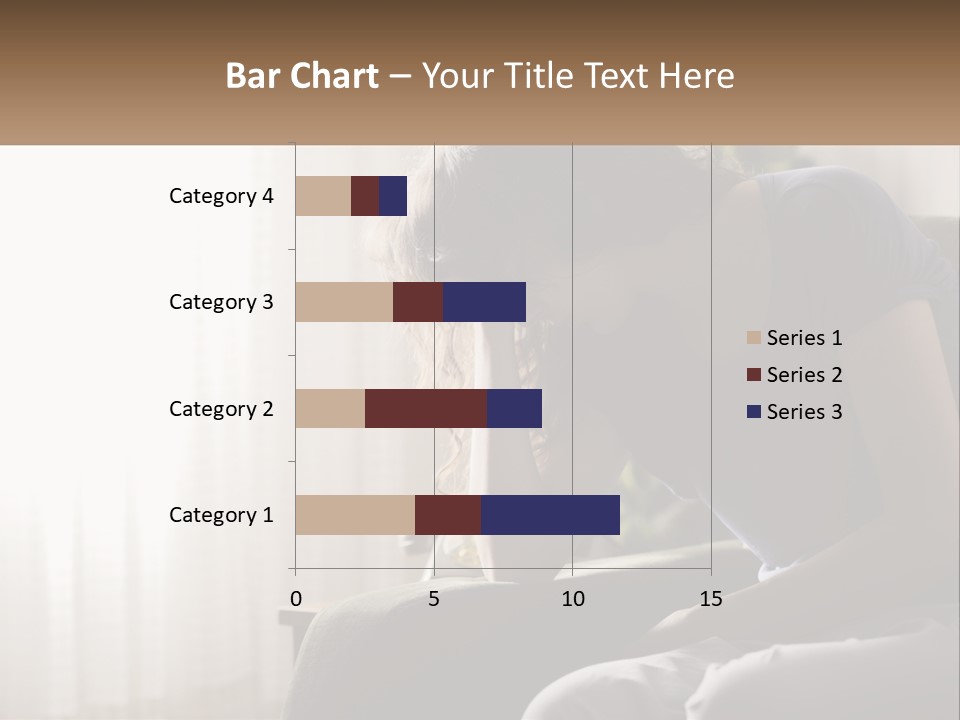Woman Old Coastal PowerPoint Template