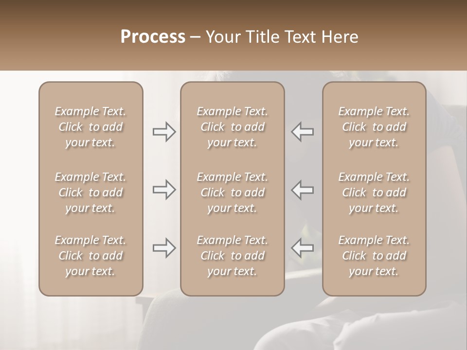 Woman Old Coastal PowerPoint Template