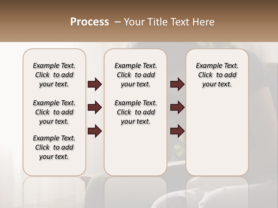 Woman Old Coastal PowerPoint Template