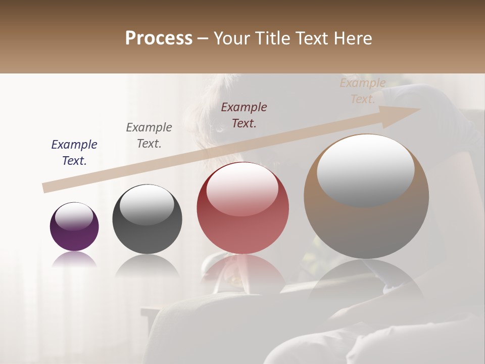 Woman Old Coastal PowerPoint Template