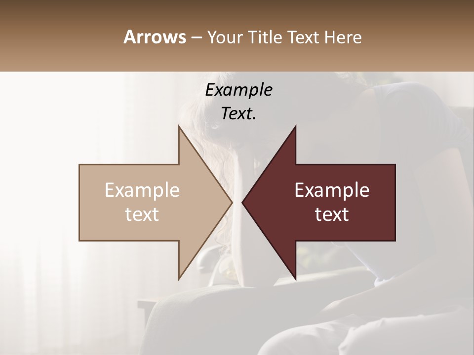 Woman Old Coastal PowerPoint Template