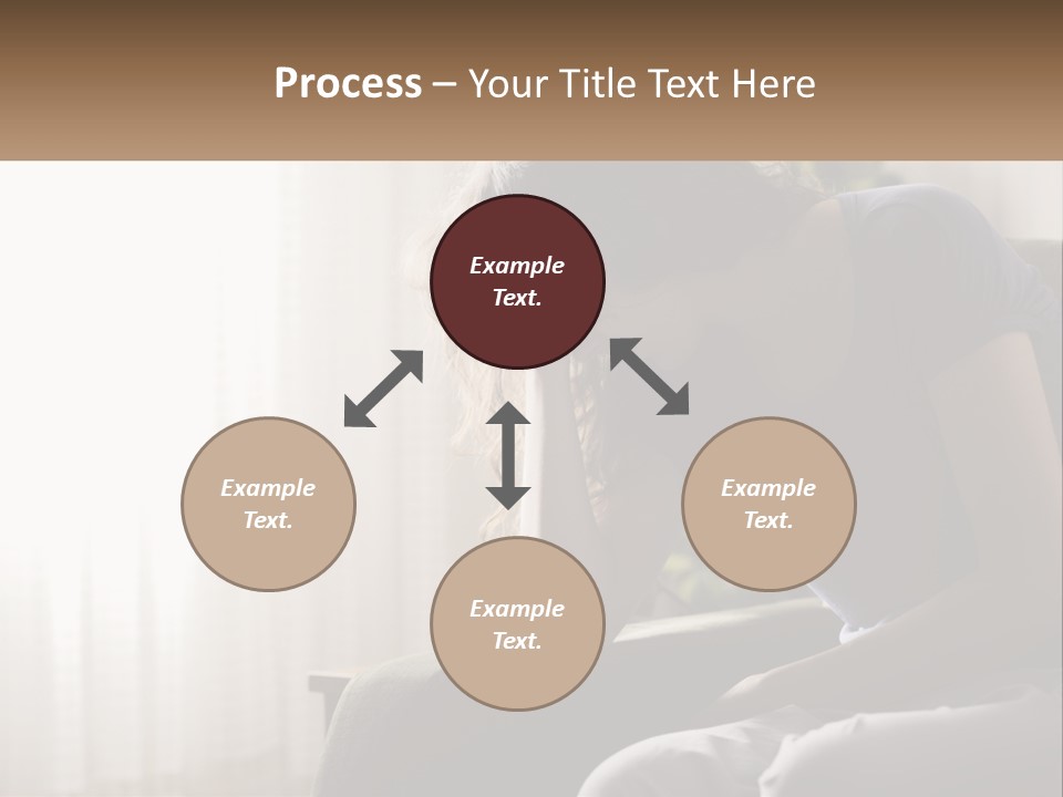 Woman Old Coastal PowerPoint Template