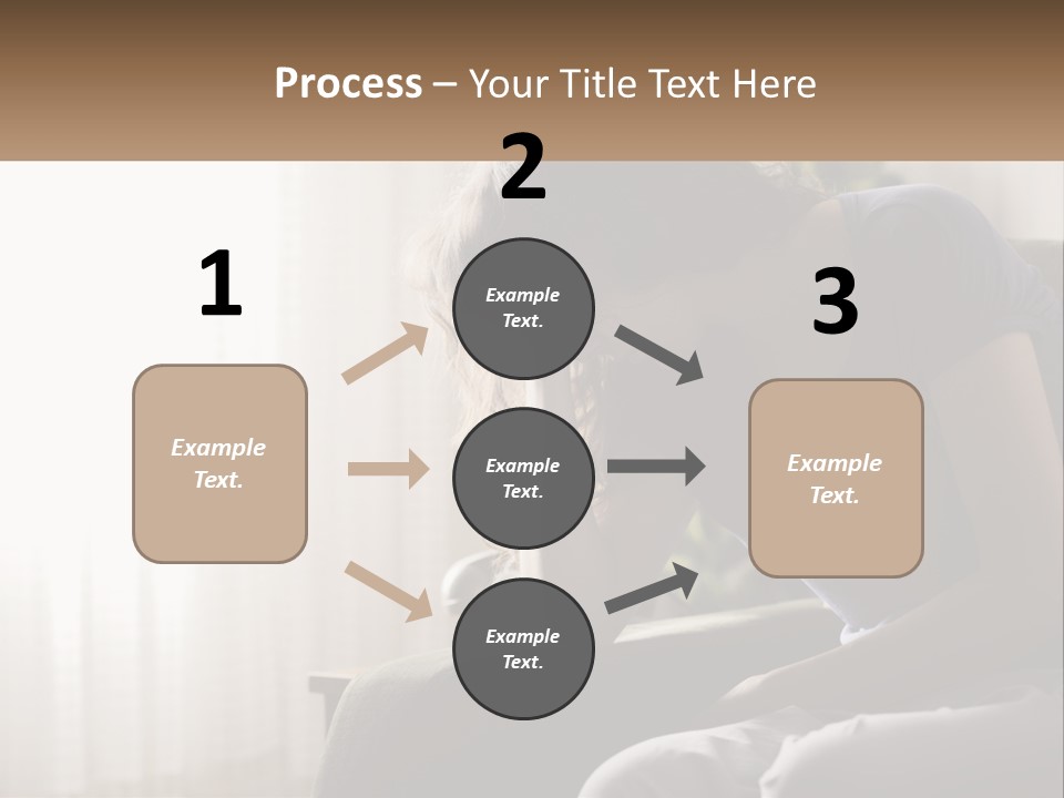 Woman Old Coastal PowerPoint Template