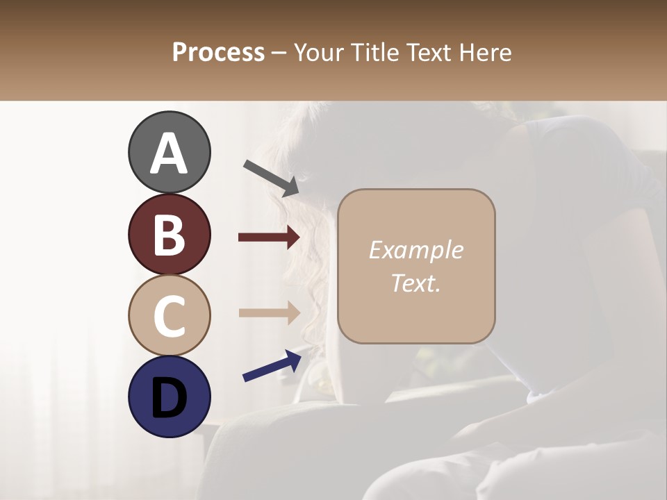 Woman Old Coastal PowerPoint Template
