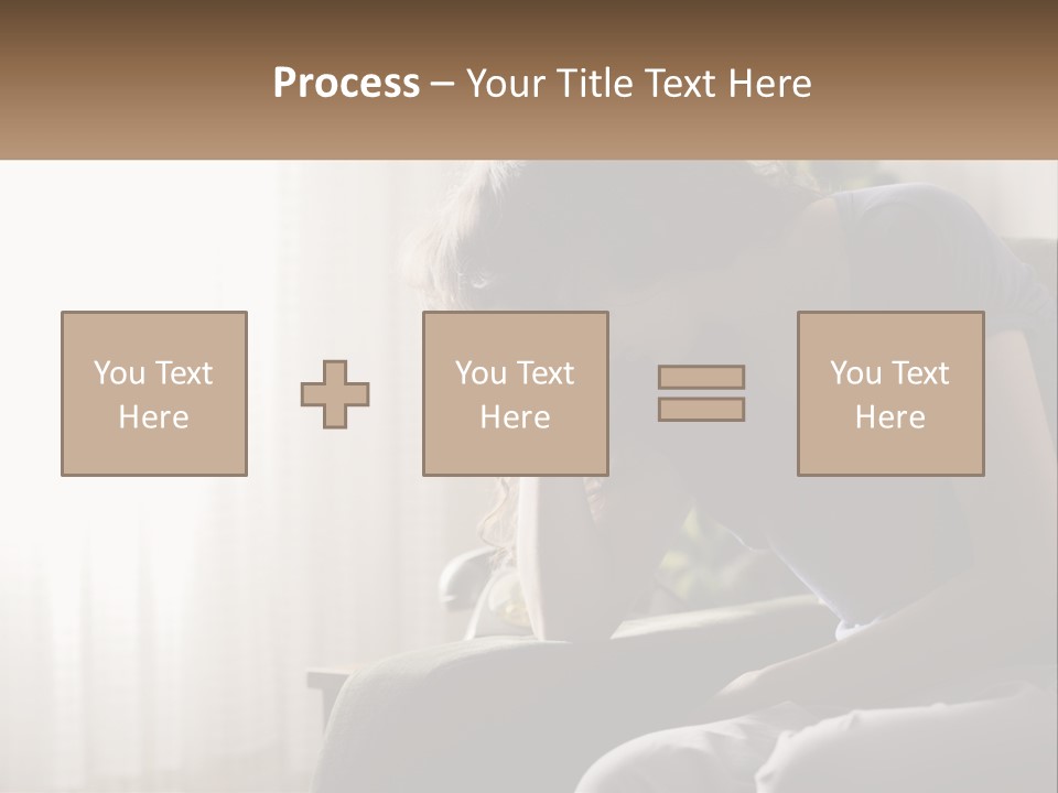Woman Old Coastal PowerPoint Template
