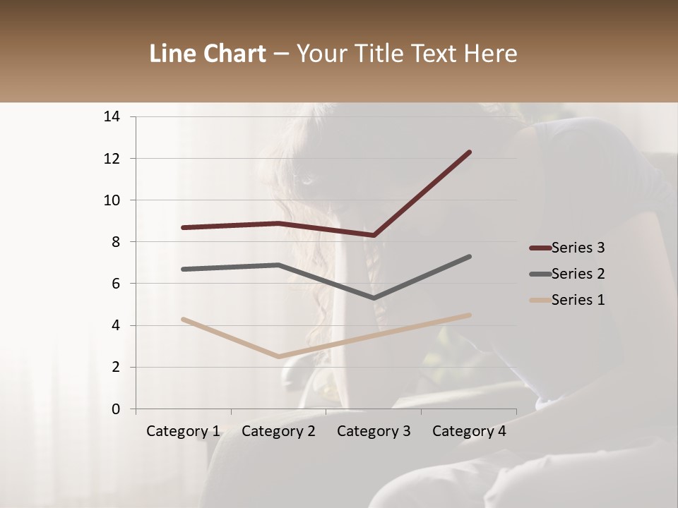 Woman Old Coastal PowerPoint Template