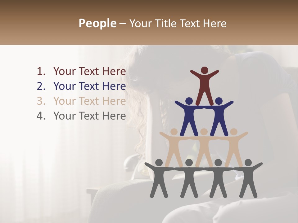 Woman Old Coastal PowerPoint Template