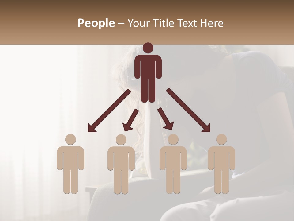 Woman Old Coastal PowerPoint Template